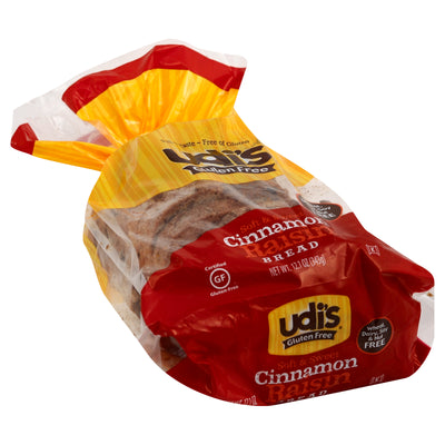Udi's Gluten-Free Soft And Sweet Cinnamon Raisin Bread, 343 g