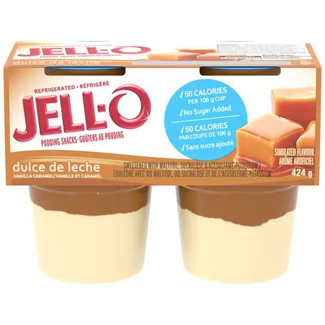 Jell-O Dulce de Leche Pudding Snacks, 424 g