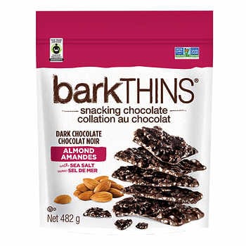 Bark Thins Dark Chocolate Almond, 482 g