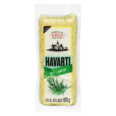 Anco Fine Cheese, Cheese, Block, Havarti, 180 g