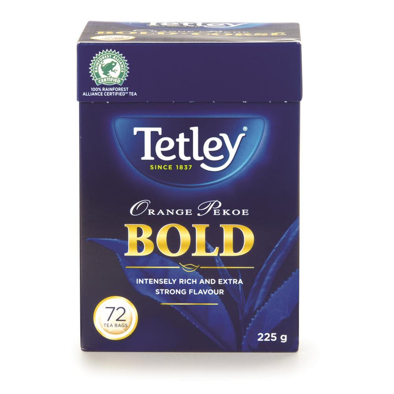 Tetley Orange Pekoe Bold Tea Bags, 72 count, 225 g