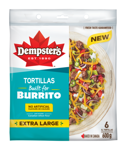 DEMPSTERS XL BURRITO TORTILLAS