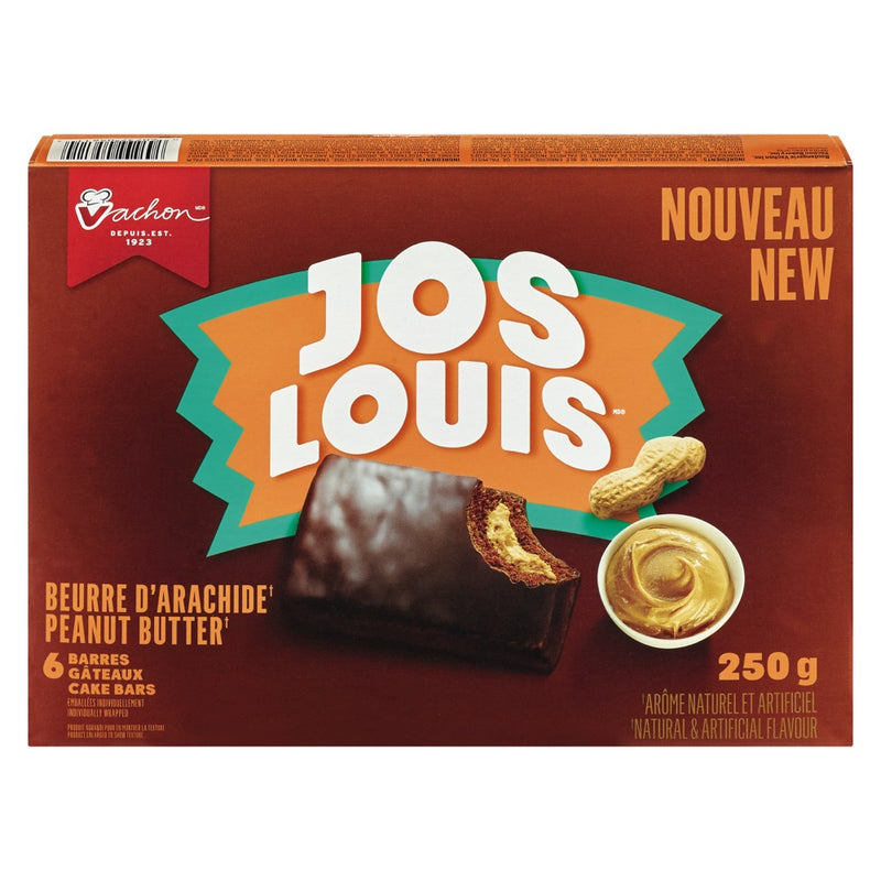 Vachon Louis Peanut Butter Cake Bars, 250 g