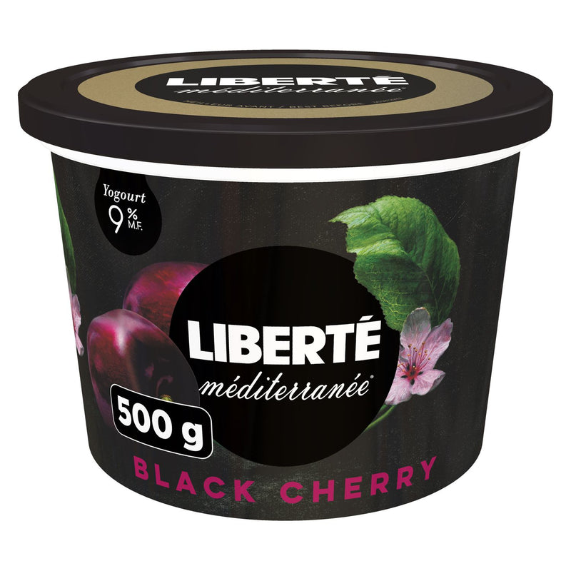 Liberte Mediterranean Black Cherry Yogurt, 500 g