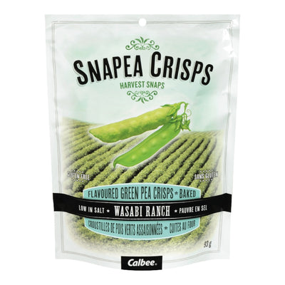 Snapea Crisps Flavoured Green Pea Crisps Baked, 93 g