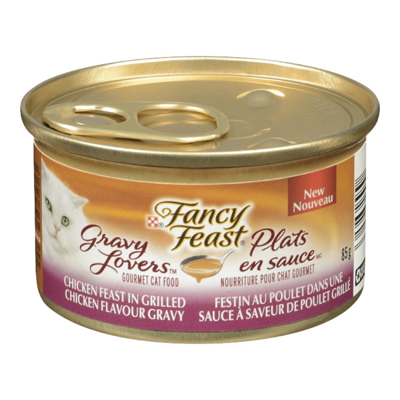 Fancy Feast Chicken Feast Gravy Lovers Cat Food, 85 g