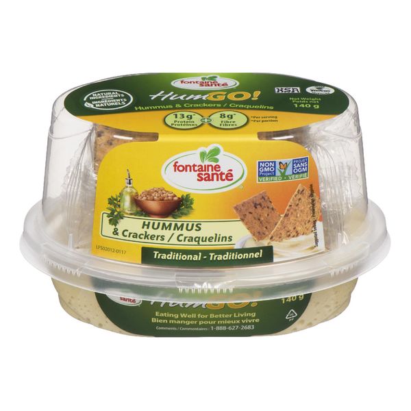 MINI HUMMUS W/CRACKER