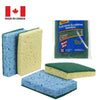 CELLULOSE SCRUBBING  SPONGE 4P