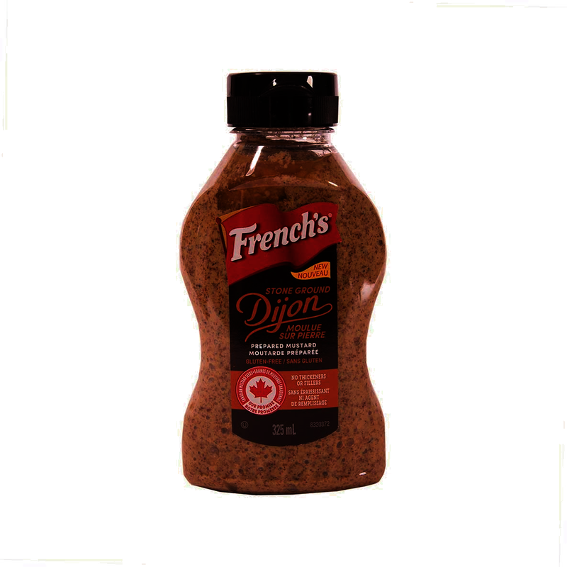 French's Stone Ground Dijon Prepared Mustard, 325 mL