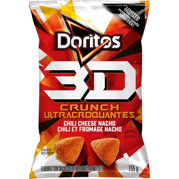 Doritos 3D Chili Cheese Nacho Chips, 155 g