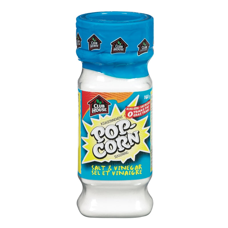 Club House Popcorn Seasoning Salt & Vinegar, 160 g