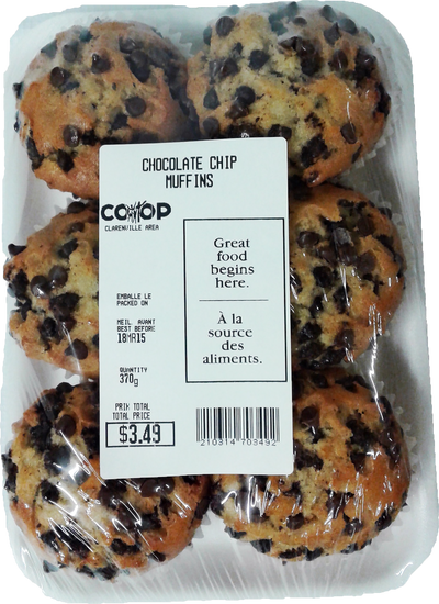 Chocolate Chip Muffins, 6pk