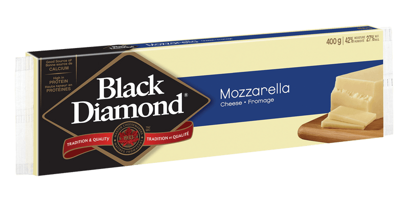 Black Diamond Mozzarella Cheese, 400 g
