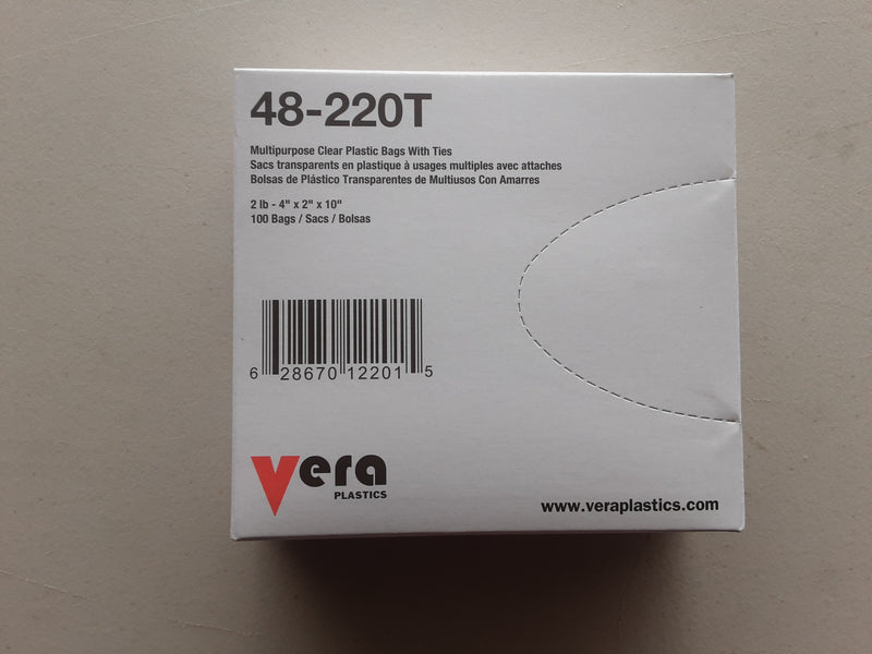 Poly Plastic Bread & Food Storage Bags 2lb, 100 ct