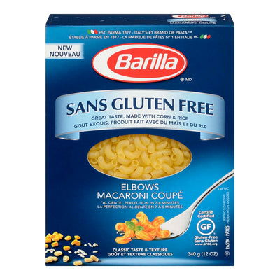 Barilla Gluten Free Elbows Pasta, 340 g