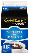 Central Dairies 18% Coffee Cream, 500mL