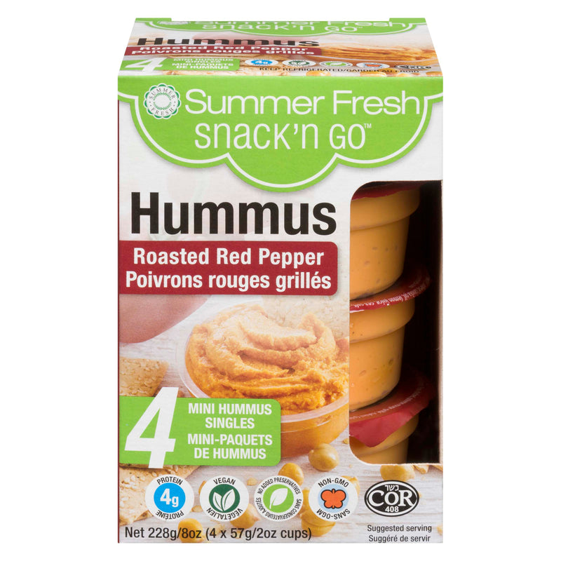 Summer Fresh Hummus Roasted Red Pepper, 227 g