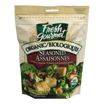 Fresh Gourmet Organic Seasoned Premoum Croutons, 128 g