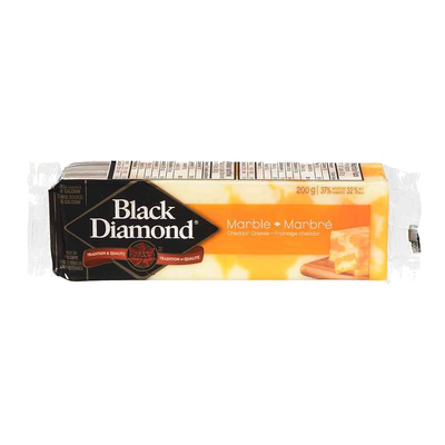 Black Diamond Marble Cheddar Cheese, 200 g