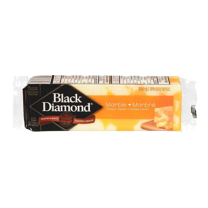 Black Diamond Marble Cheddar Cheese, 200 g