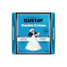 GUSTAV LACTOSE FREE DOUBLE CREME BLOOMY RIND, 125g