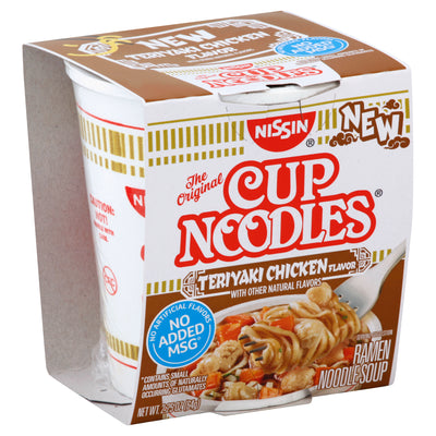 Nissin Ramen Noodle Teriyaki Chicken Flavoe Soup, 64 g
