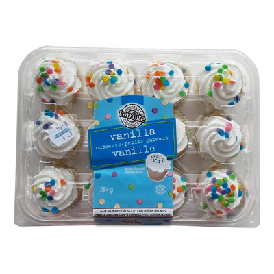 Two Bite Vanilla Cupcakes, 284 g