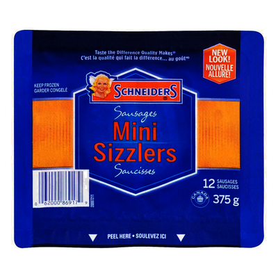 Schneider's Mini Sizzlers Breakfast Sausages, 375 g