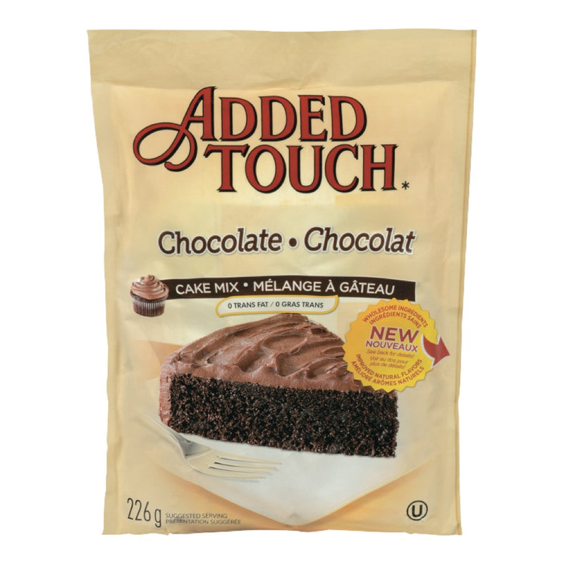 Added Touch Chocolate Cake Mix, 226 g