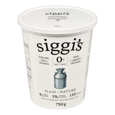 Siggi's Icelandic Thick Plain Yogurt, 750 g