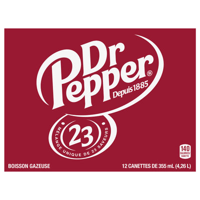Dr. Pepper Soft Drink, 12 x 355 mL