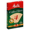 Melitta Super Premium #4 Natural Brown Coffee Filters, 40 ct
