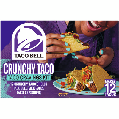 Taco Bell Crunchy Taco Cravings Kit, 12 ct