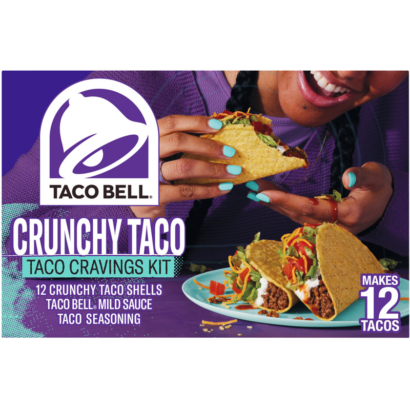 Taco Bell Crunchy Taco Cravings Kit, 12 ct
