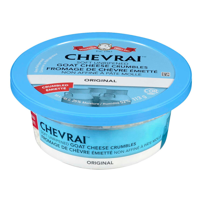 Chevrai Goat Cheese Crumbles Original, 113 g