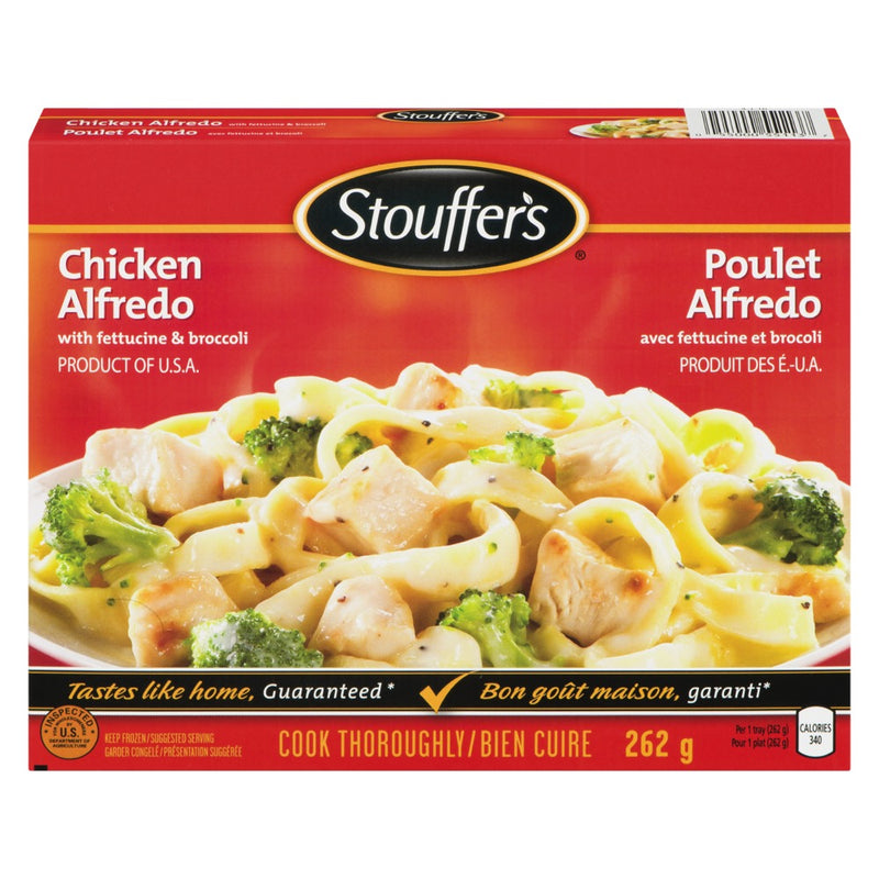 Stouffer's Chicken Alfredo With Fettucine & Broccoli, 262 g