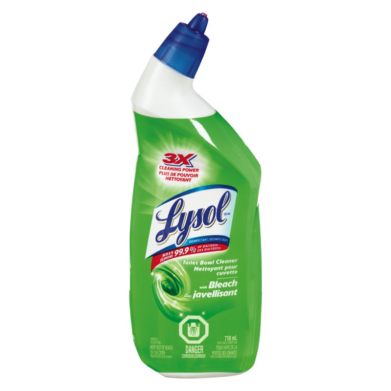 Lysol Bleach Toilet Bowl Cleaner, 710 mL