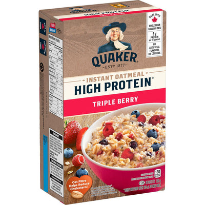 Quaker Instant Oatmeal Triple Berry, 228 g
