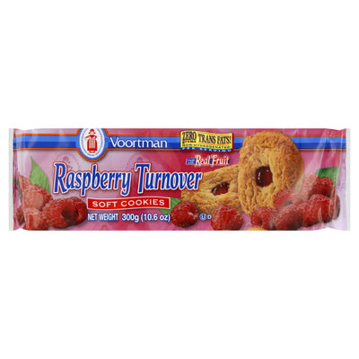 Voortman Soft Raspberry Turnover Cookies, 300 g