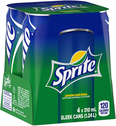 Sprite Lemon-Lime Soda, 4 ct