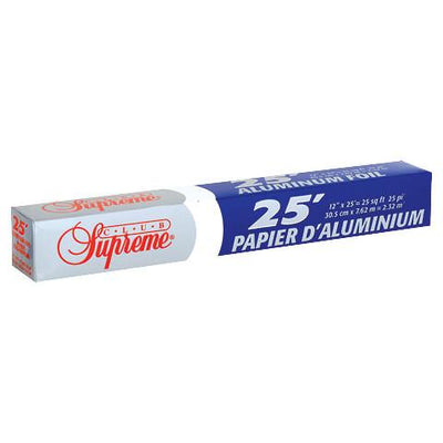 Club Supreme Aluminum Foil, 25ft
