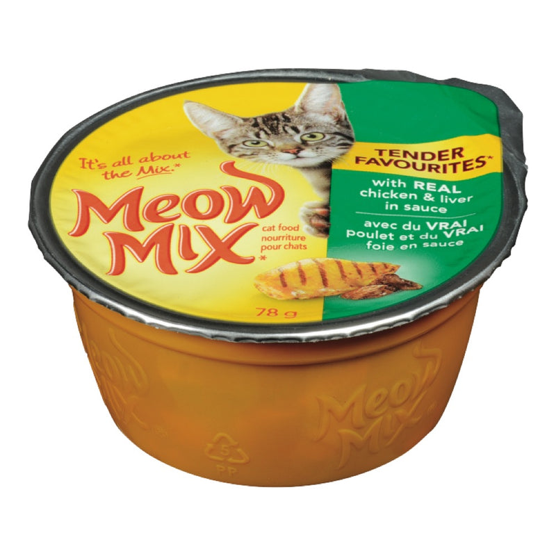 Meow Mix Tender Favorites Chicken & Liver, 78 g