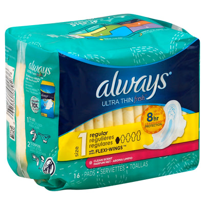Always Ultra Thin Pads, 16 count