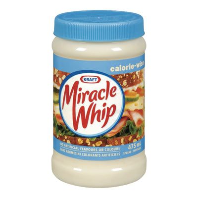 Kraft Miracle Whip Calorie Wise, 475 mL