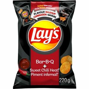 LAYS BBQ + SWEET CHILI HEAT