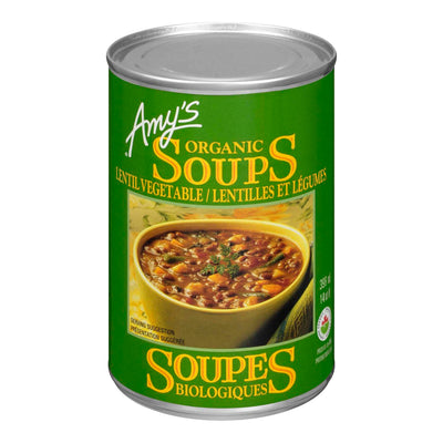 AMY'S Organic Soups Lentil Vegetable, 398 mL