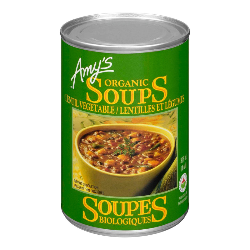 AMY'S Organic Soups Lentil Vegetable, 398 mL