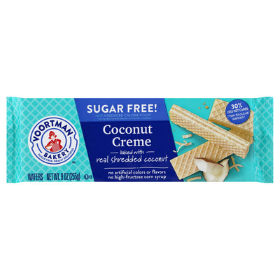 Voortman Sugar Free Coconut Creme Wafers, 255 g