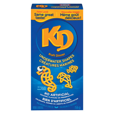 Kraft Dinner Underwater Shapes Macaroni and Cheese, 156 g