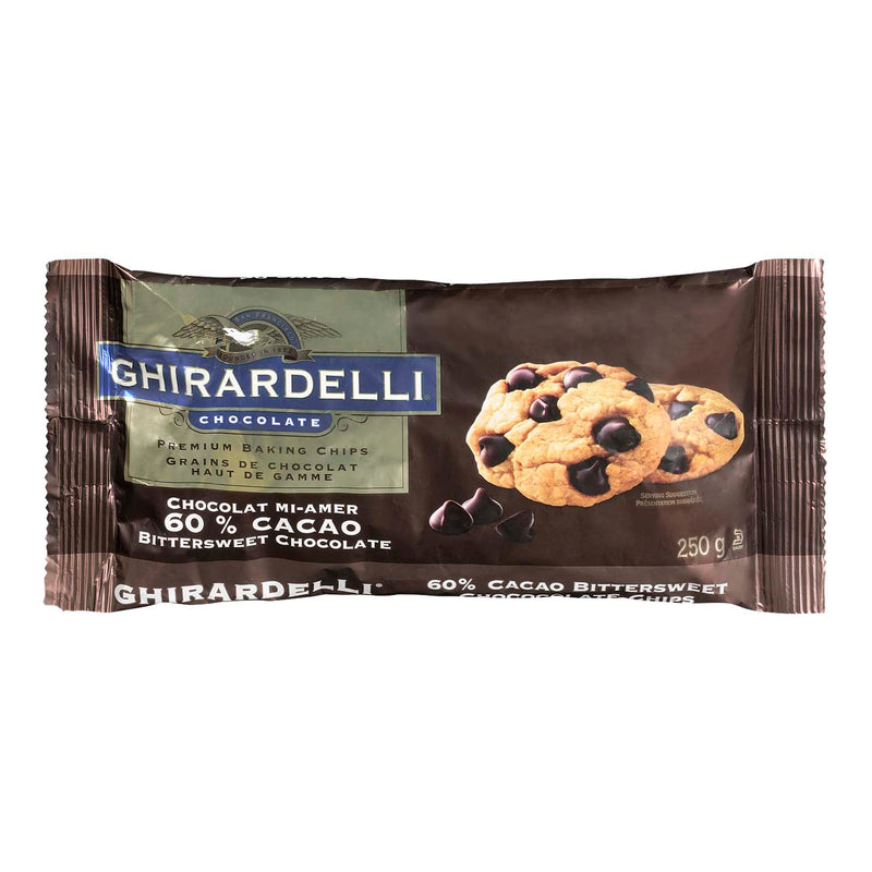 Ghirardelli 60% Cacaco Bittersweet Chocolate Chips, 250 g